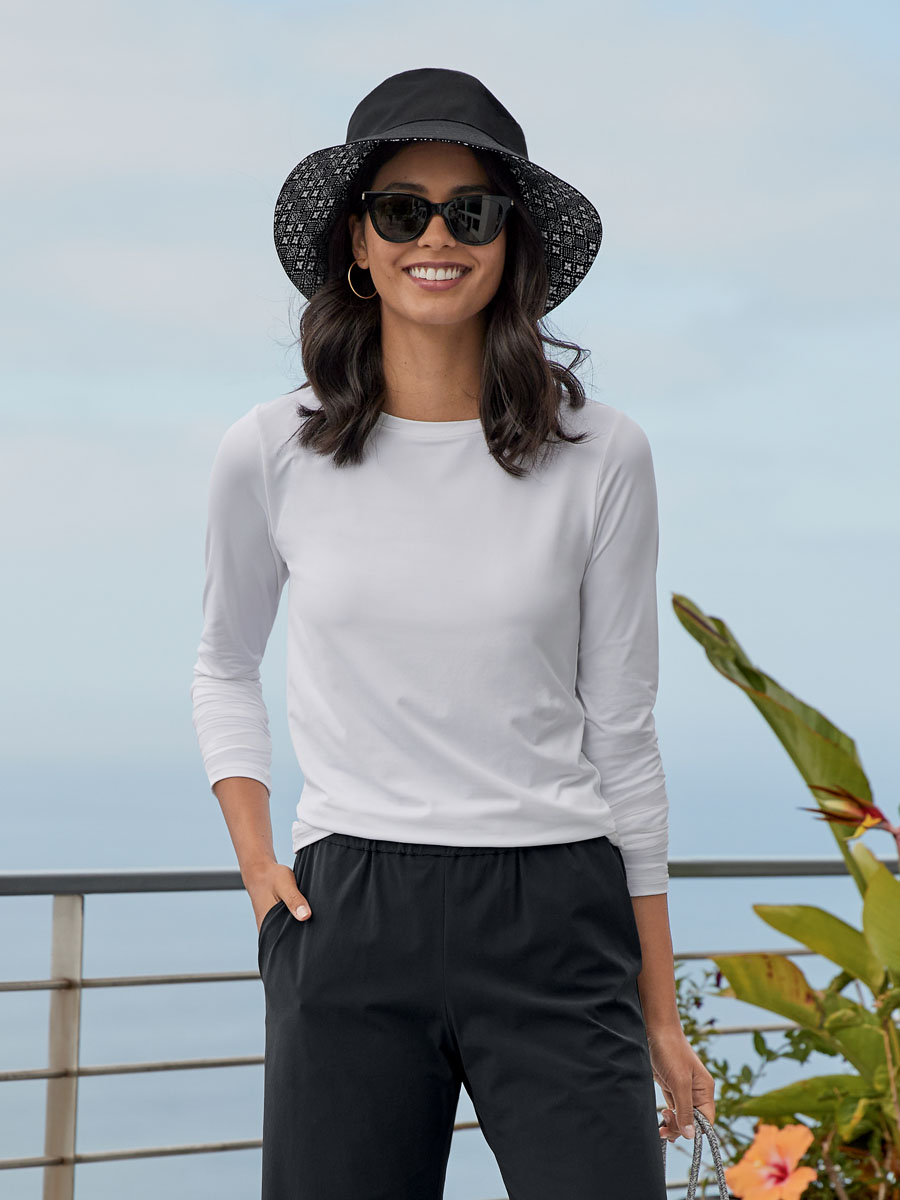 Women's Bodyshade<sup>®</sup> Crew Neck Top